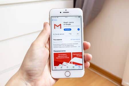 Gmail sur téléphone