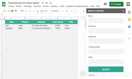 Comment créer un calendrier dans Google Sheets