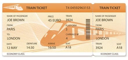 Comment imprimer un billet de train en utilisant le numéro PNR