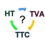Conversion du prix TTC, du prix HT et calcul de la TVA 