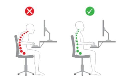 6 erreurs de posture à éviter lorsque vous êtes assis à votre bureau