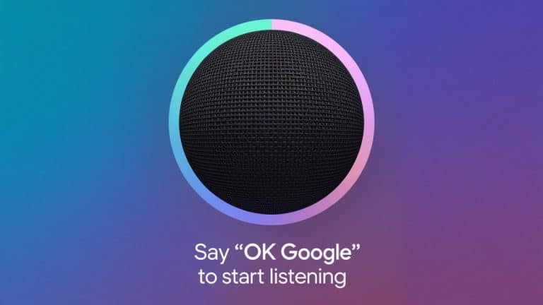 Commande vocale OK Google