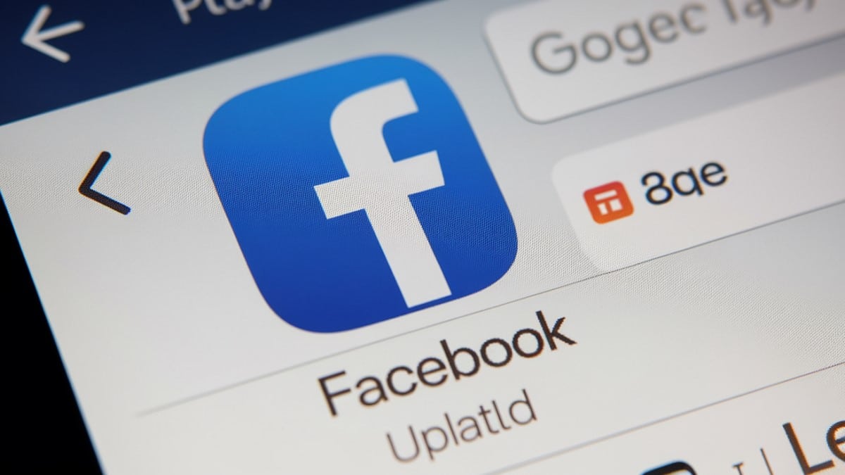 Logo Facebook sur Play Store