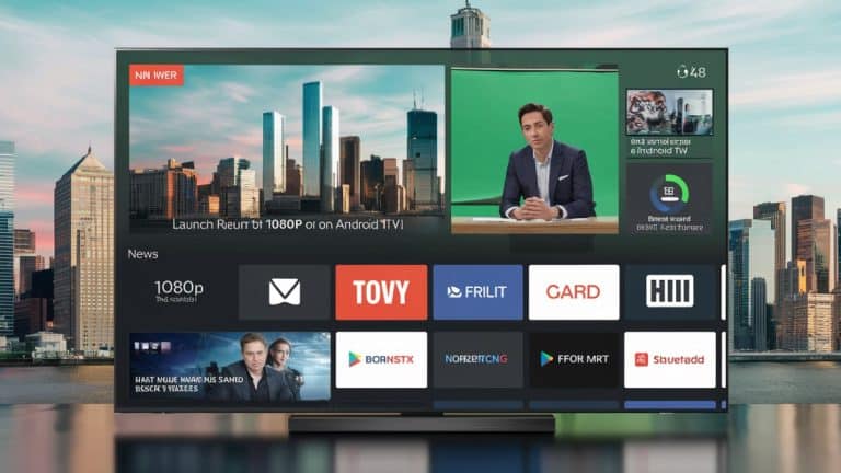 Interface MyCanal Android TV