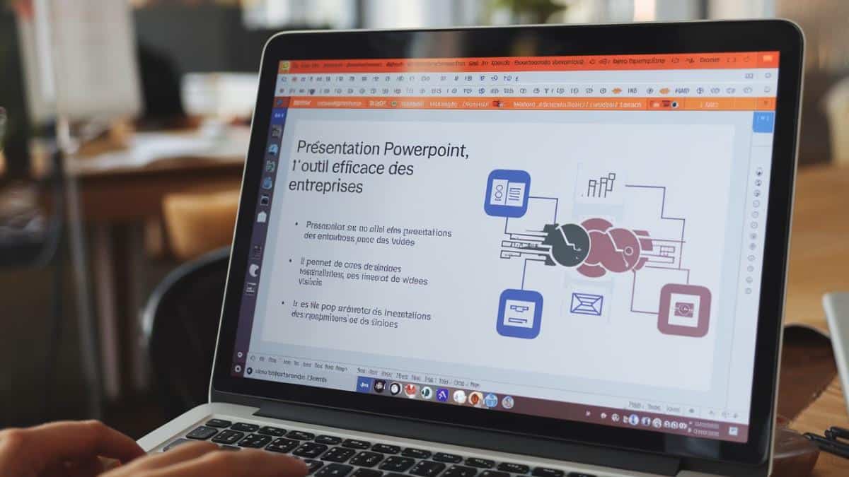 Ordinateur avec présentation