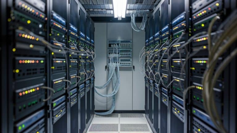 Serveurs avec câblage