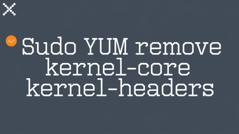 Commande terminal Linux affichée