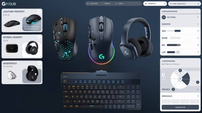 Interface Logitech G HUB