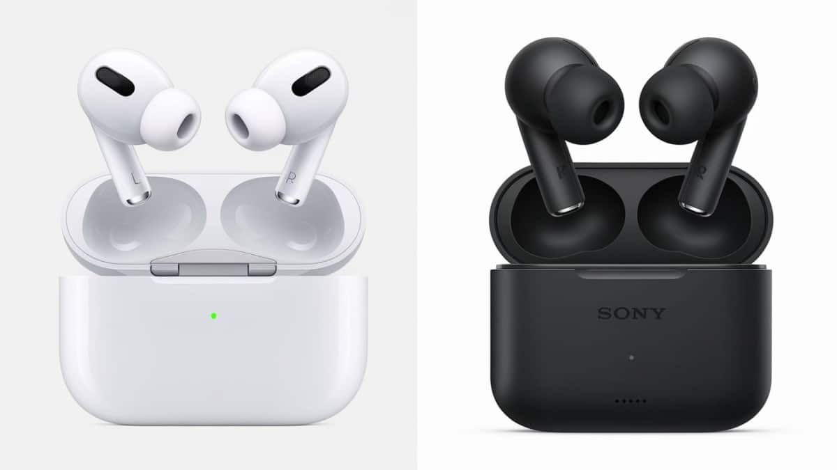 Deux modèles d'écouteurs