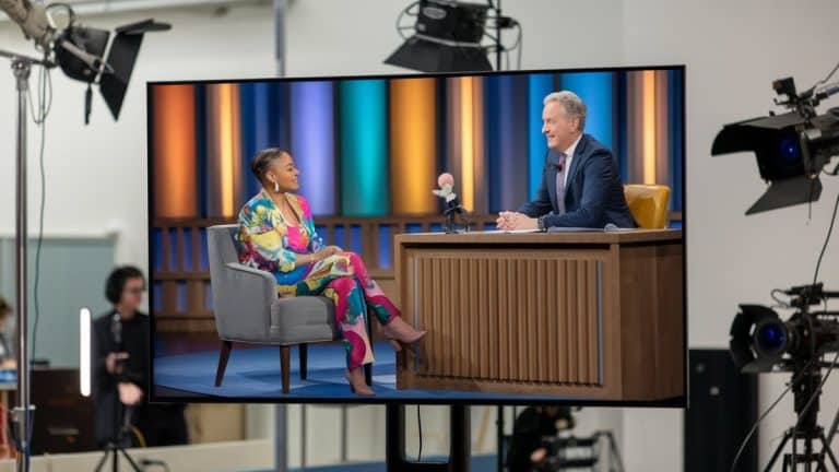 Interview télévisée en direct