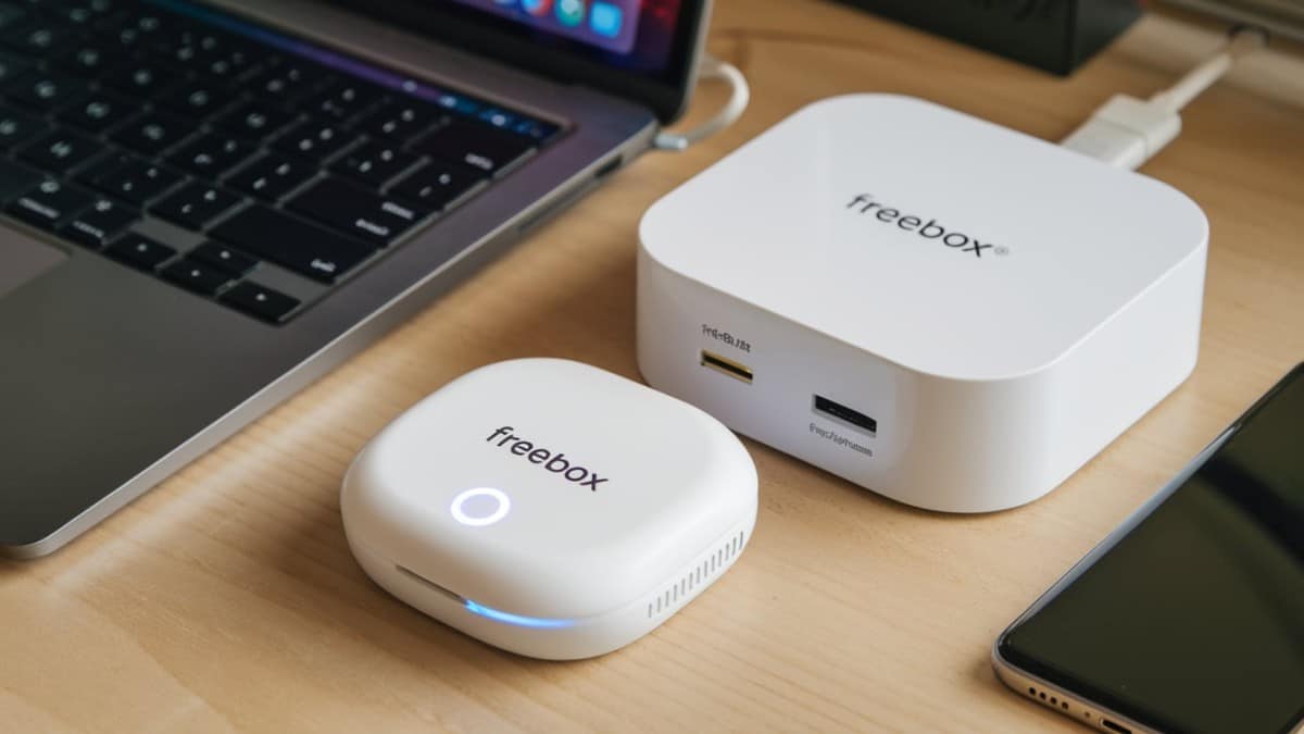 Matériel Freebox et ordinateur