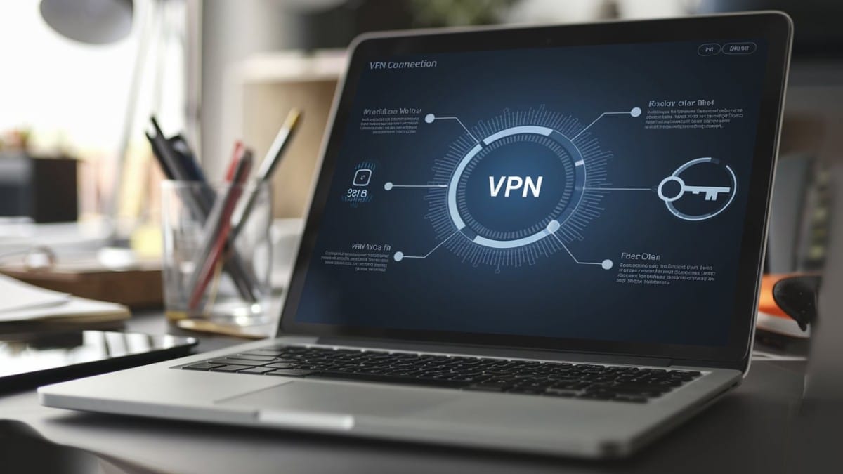 Écran VPN en action