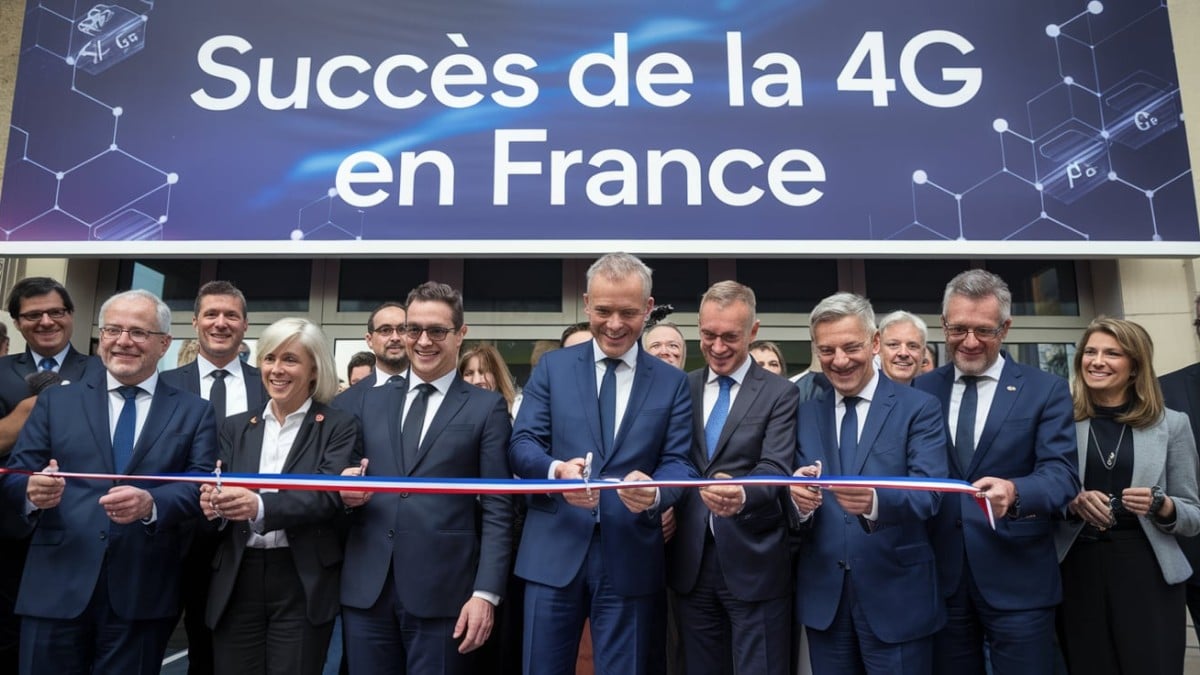Inauguration réseau 4G France