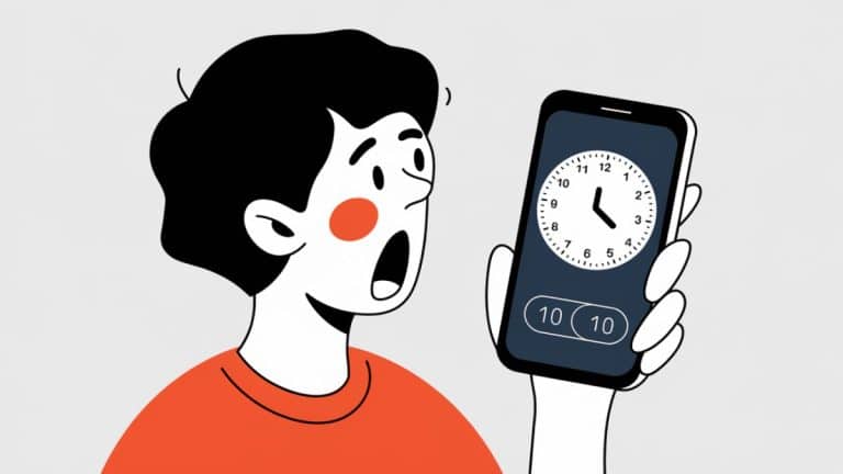 Personne choquée par l'heure