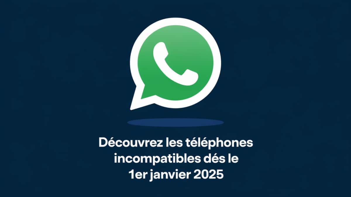Logo WhatsApp et annonce
