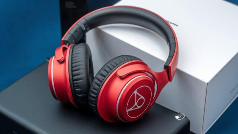 Casque rouge haute qualité