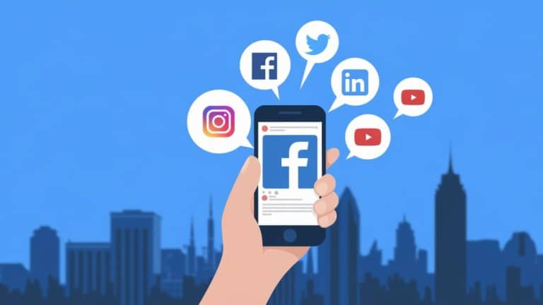 Smartphone et médias sociaux