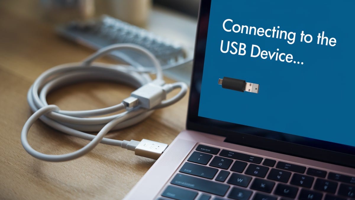 Connexion USB sur ordinateur