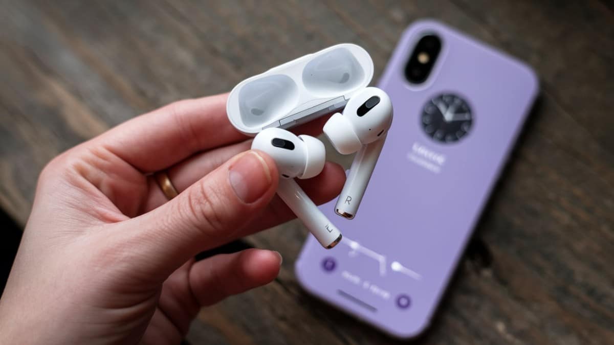 Écouteurs sans fil et smartphone