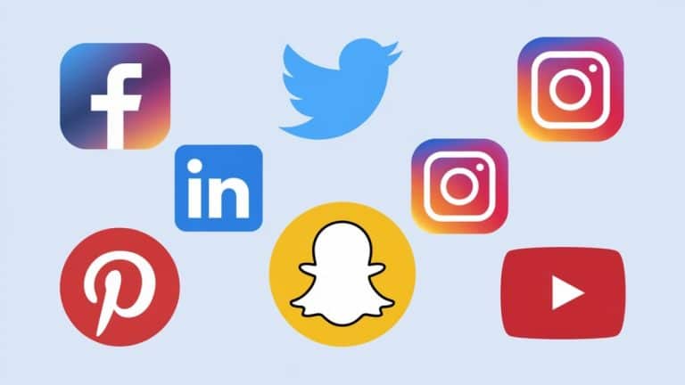 Logos de réseaux sociaux