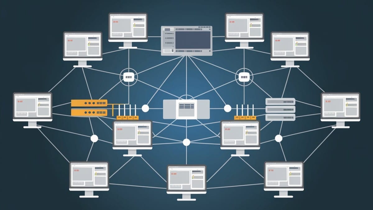 Schéma d’un réseau informatique