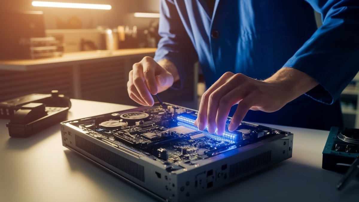 Montage d’un PC en atelier