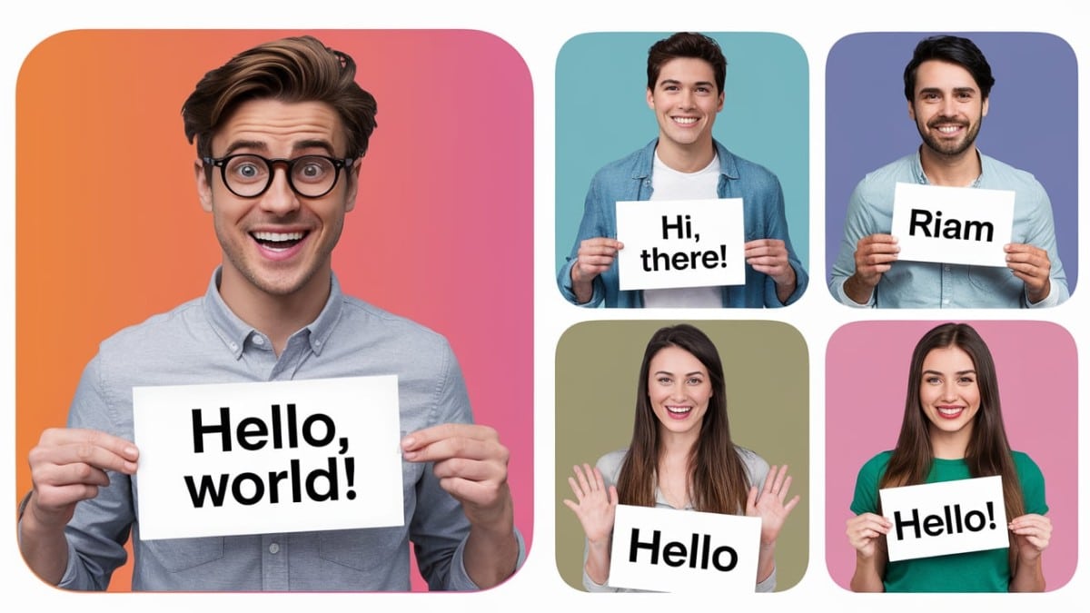 Personnes tenant des pancartes