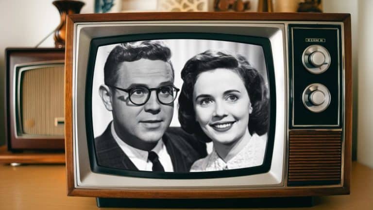 Couple vintage à l'écran