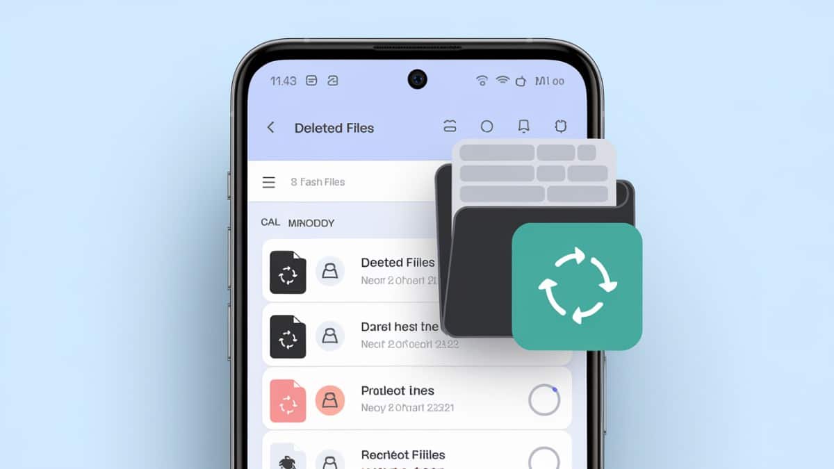 Application récupération fichiers supprimés