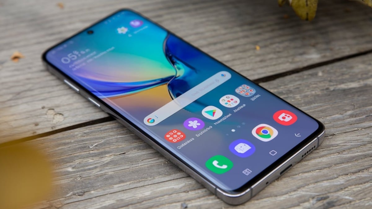 Téléphone Samsung sur table