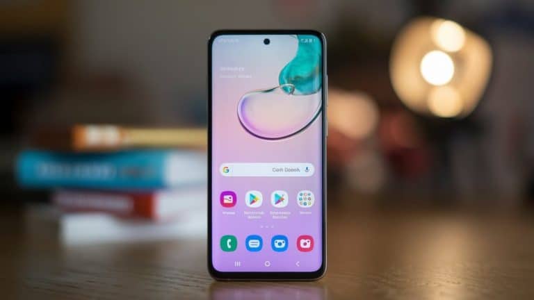 Téléphone Samsung en gros plan