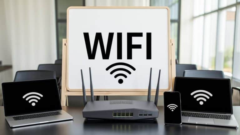 Routeur Wi-Fi et appareils connectés