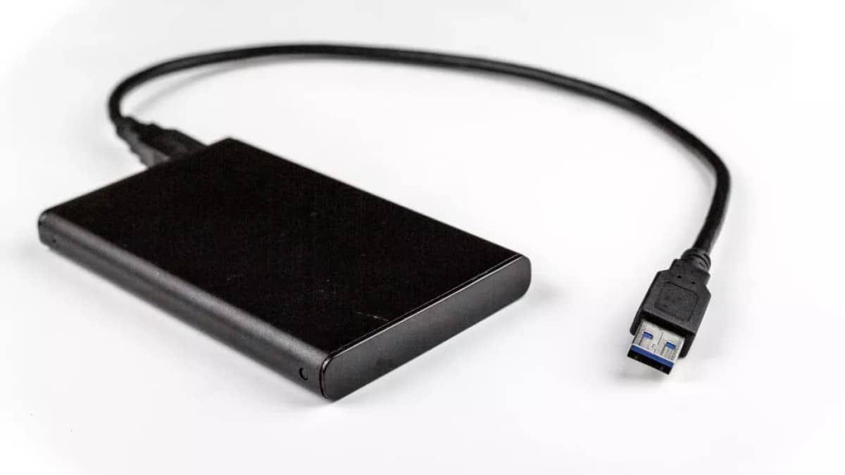 Disque dur externe noir