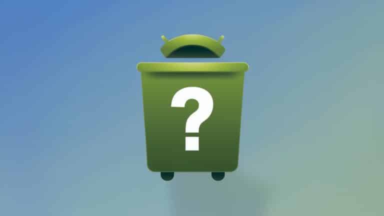 Corbeille Android mystérieuse