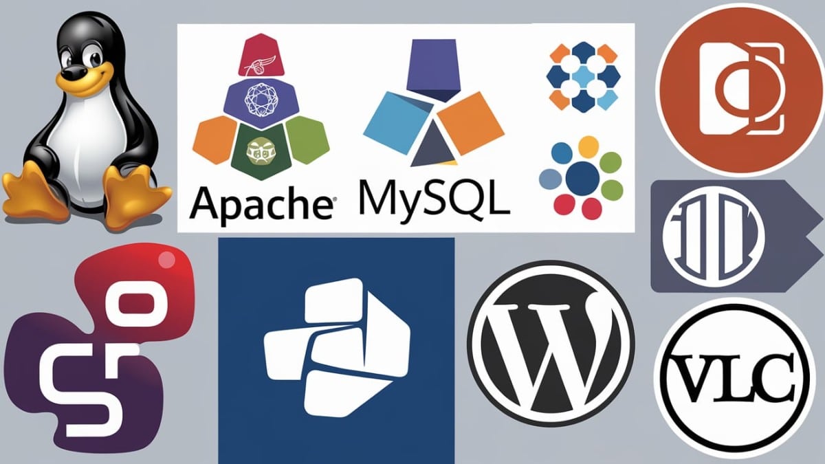 Logos de logiciels open source