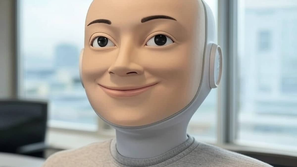 Robot au visage humain