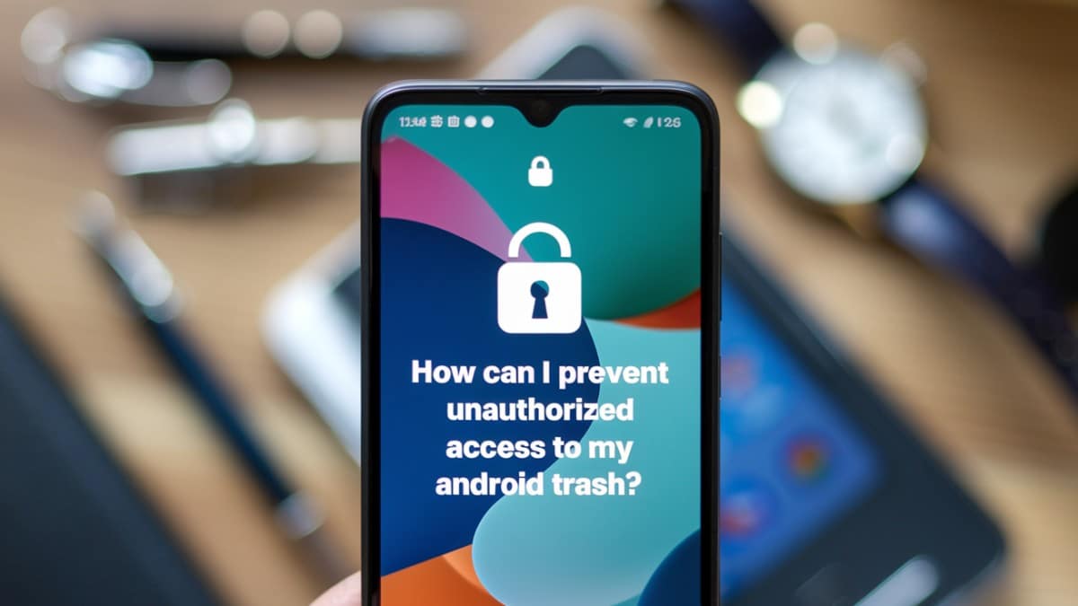 Protection corbeille Android