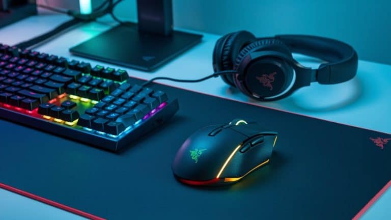 Clavier, souris et casque gaming