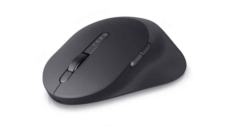 Souris sans fil ergonomique noire