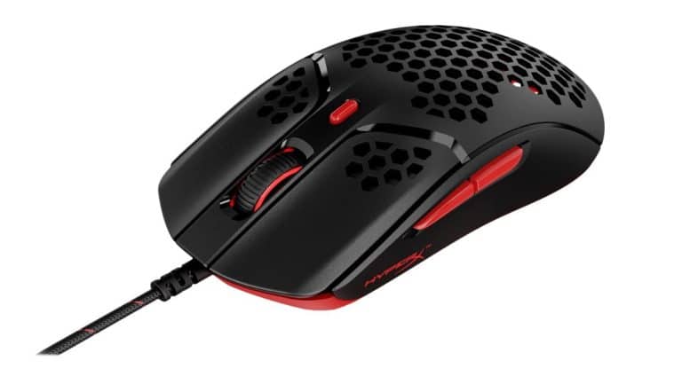 Souris HyperX perforée noire