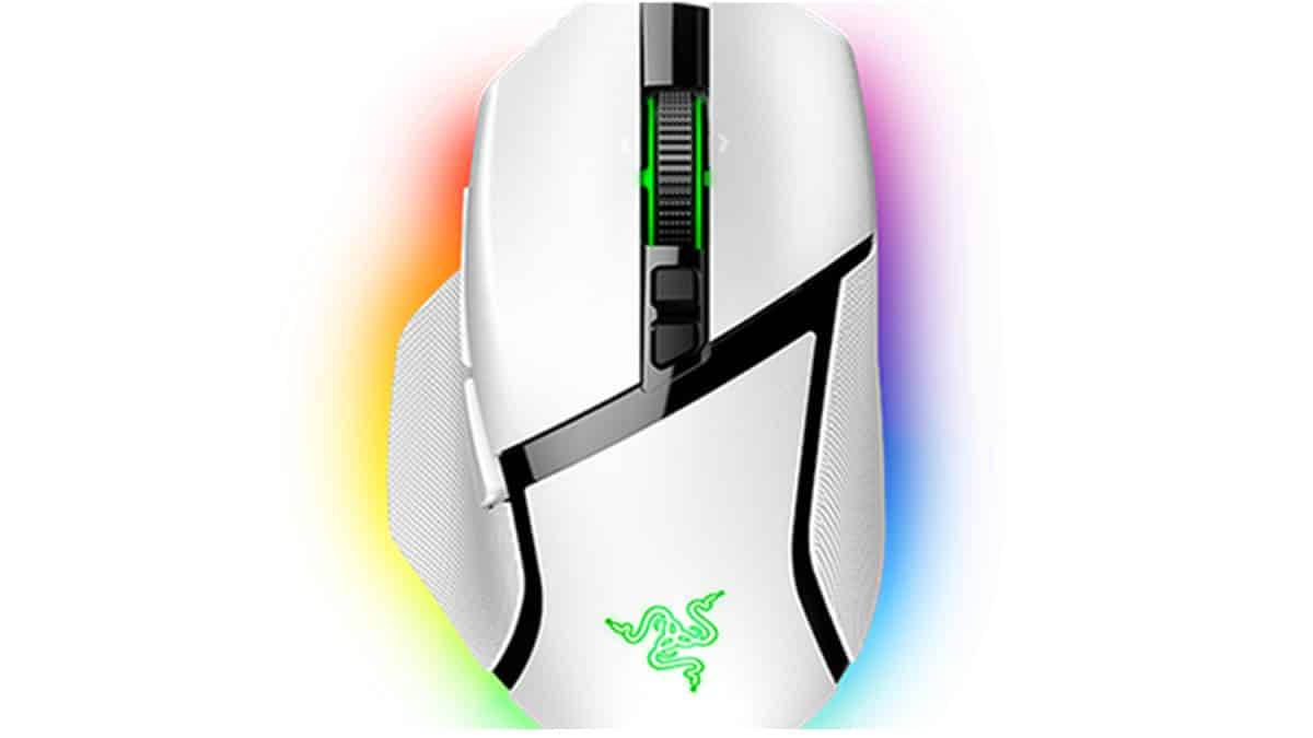 Souris Razer blanche RGB