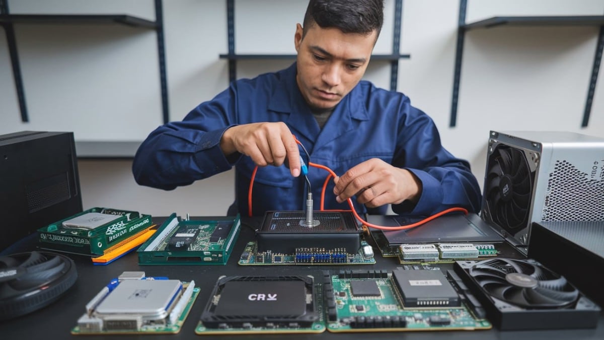 Réparation carte mère processeur