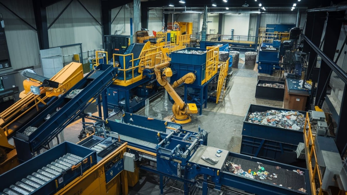 Centre de tri industriel