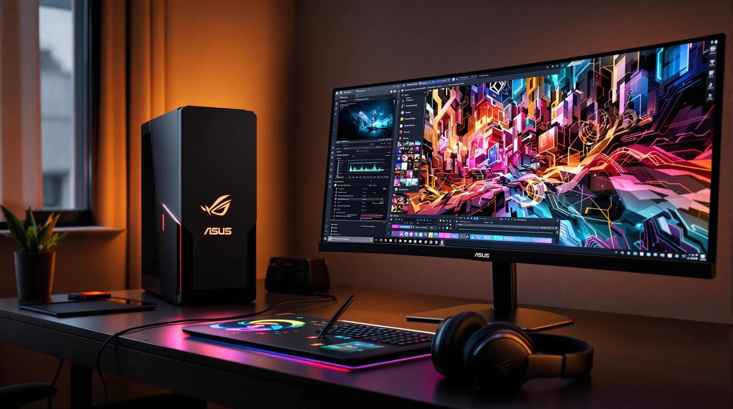 découvrez les avantages d'un ordinateur fixe asus pour le montage vidéo. performances optimales, composants de qualité et une expérience utilisateur fluide : pourquoi asus se distingue comme le choix parfait pour les vidéastes et les créateurs de contenu.