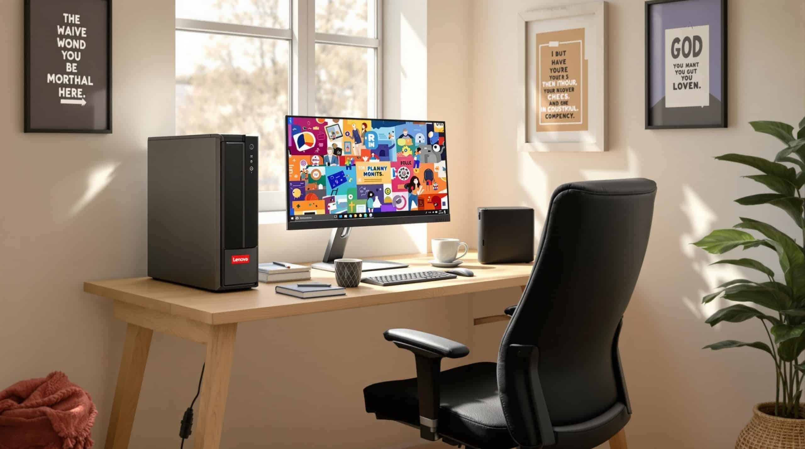 découvrez la gamme d'ordinateurs fixes lenovo, conçus pour répondre aux besoins des étudiants. performances, fiabilité et design moderne s'allient pour vous accompagner dans vos études. bénéficiez d'une puissance adaptée à tous vos projets académiques et de loisirs.