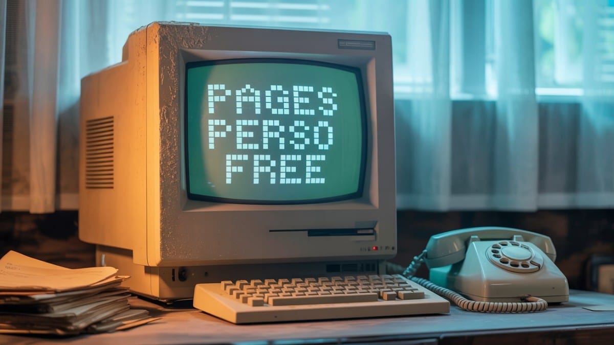 Écran rétro Pages Perso