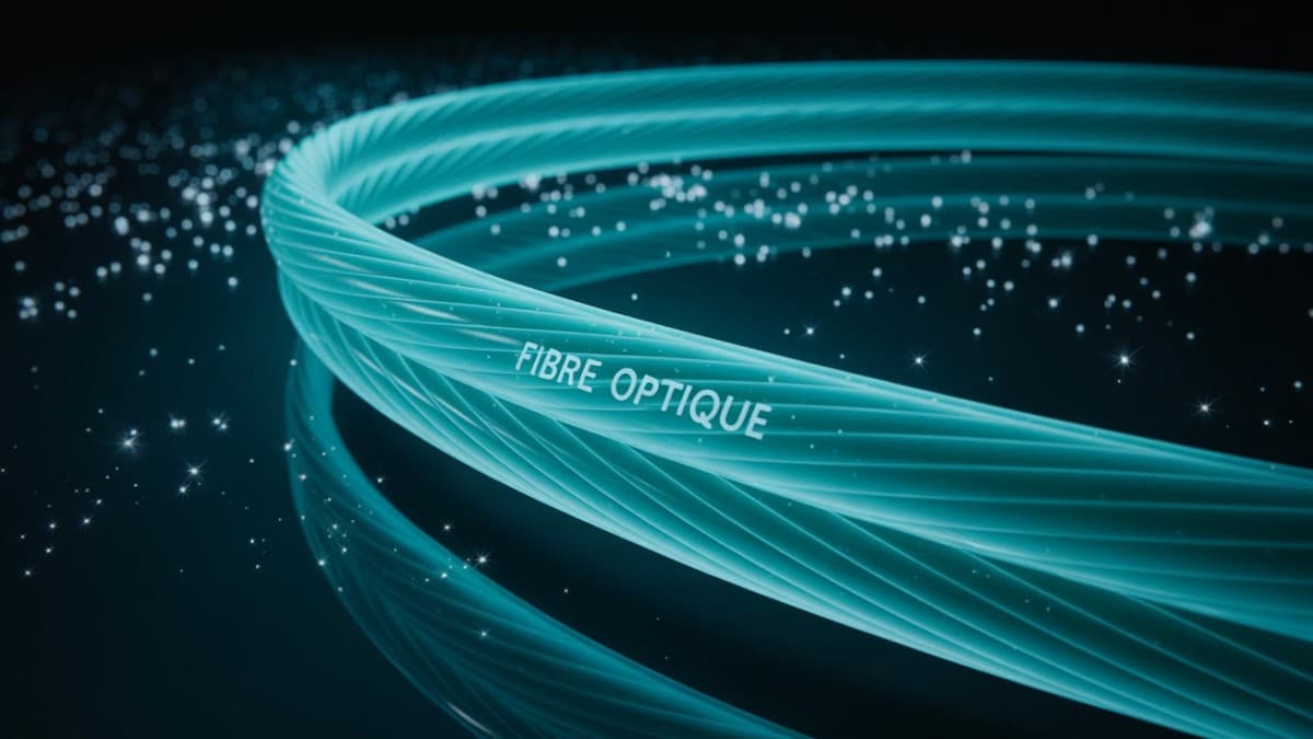 Câble fibre optique lumineux