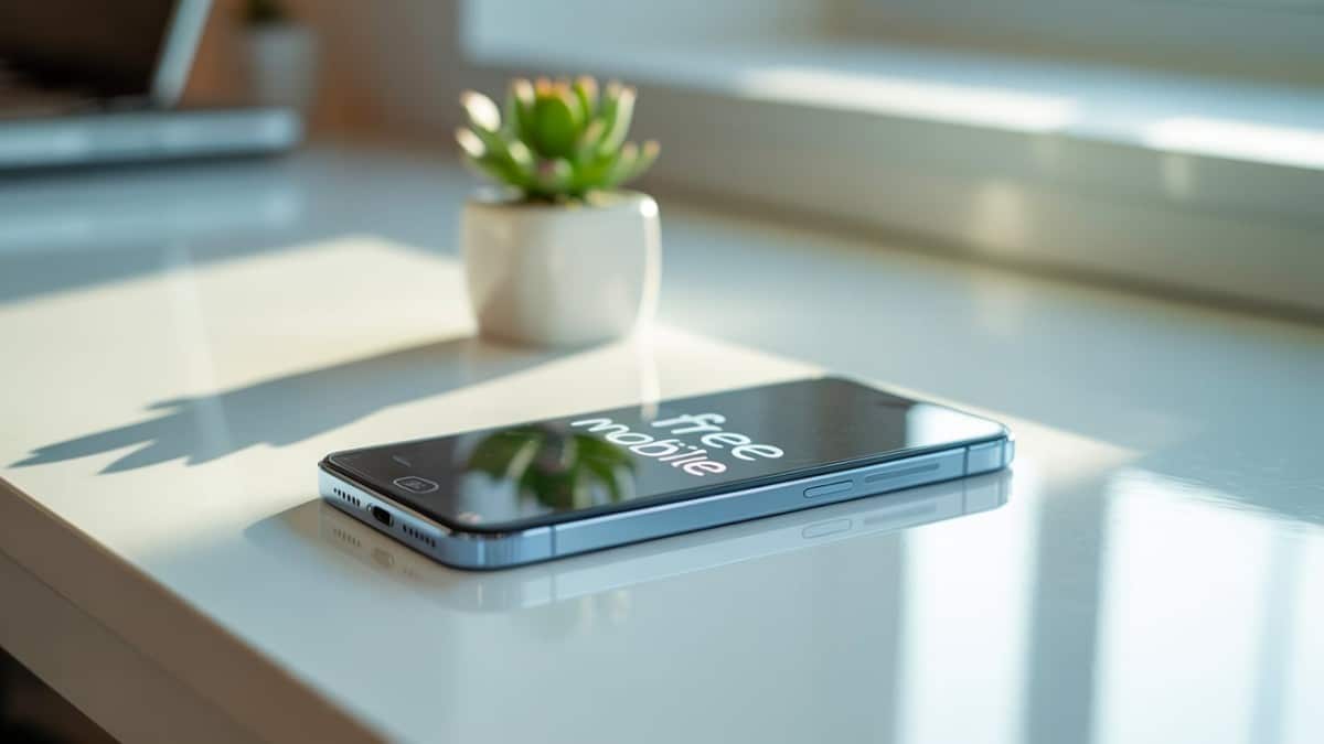 Téléphone Free Mobile posé