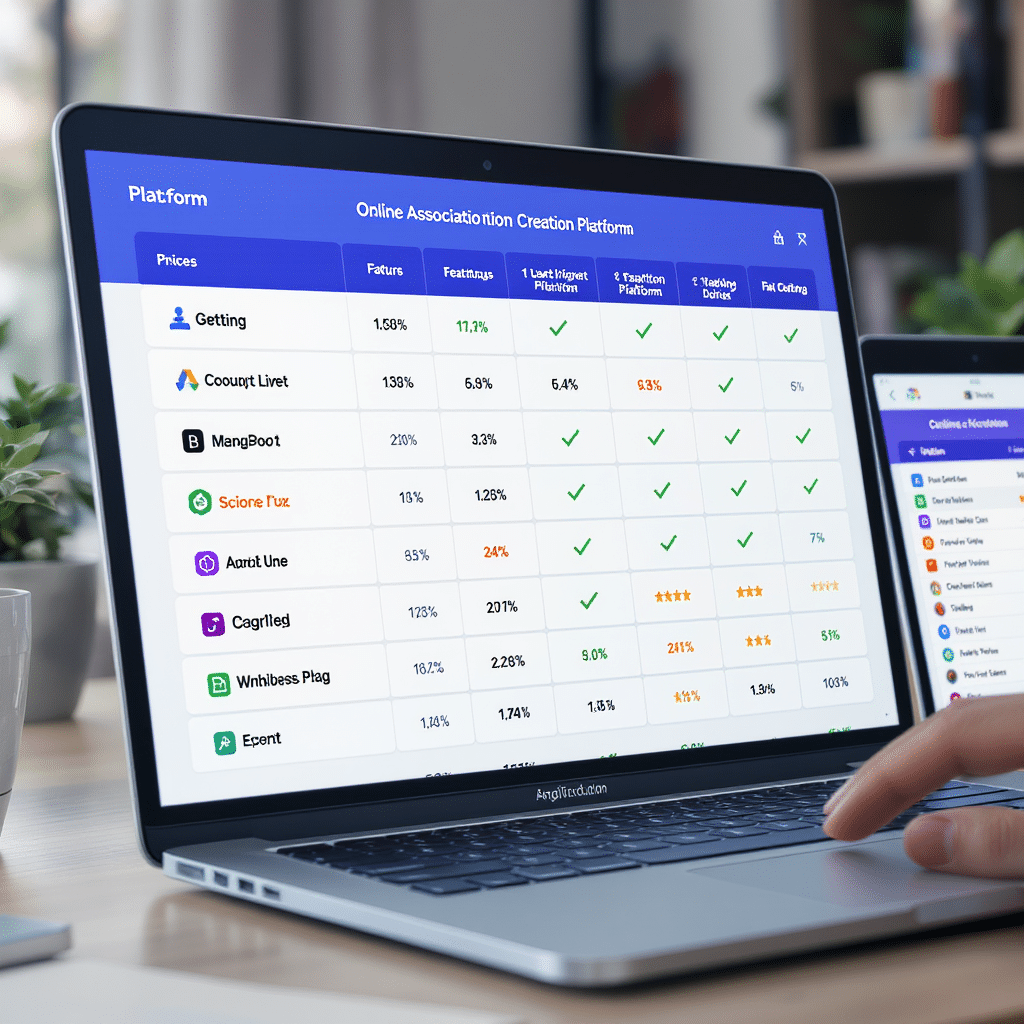 découvrez notre comparatif complet des meilleures plateformes pour créer une association en ligne en 2025. analysez les fonctionnalités, coûts et avantages de chaque option pour choisir l'outil idéal et simplifier la gestion de votre association.