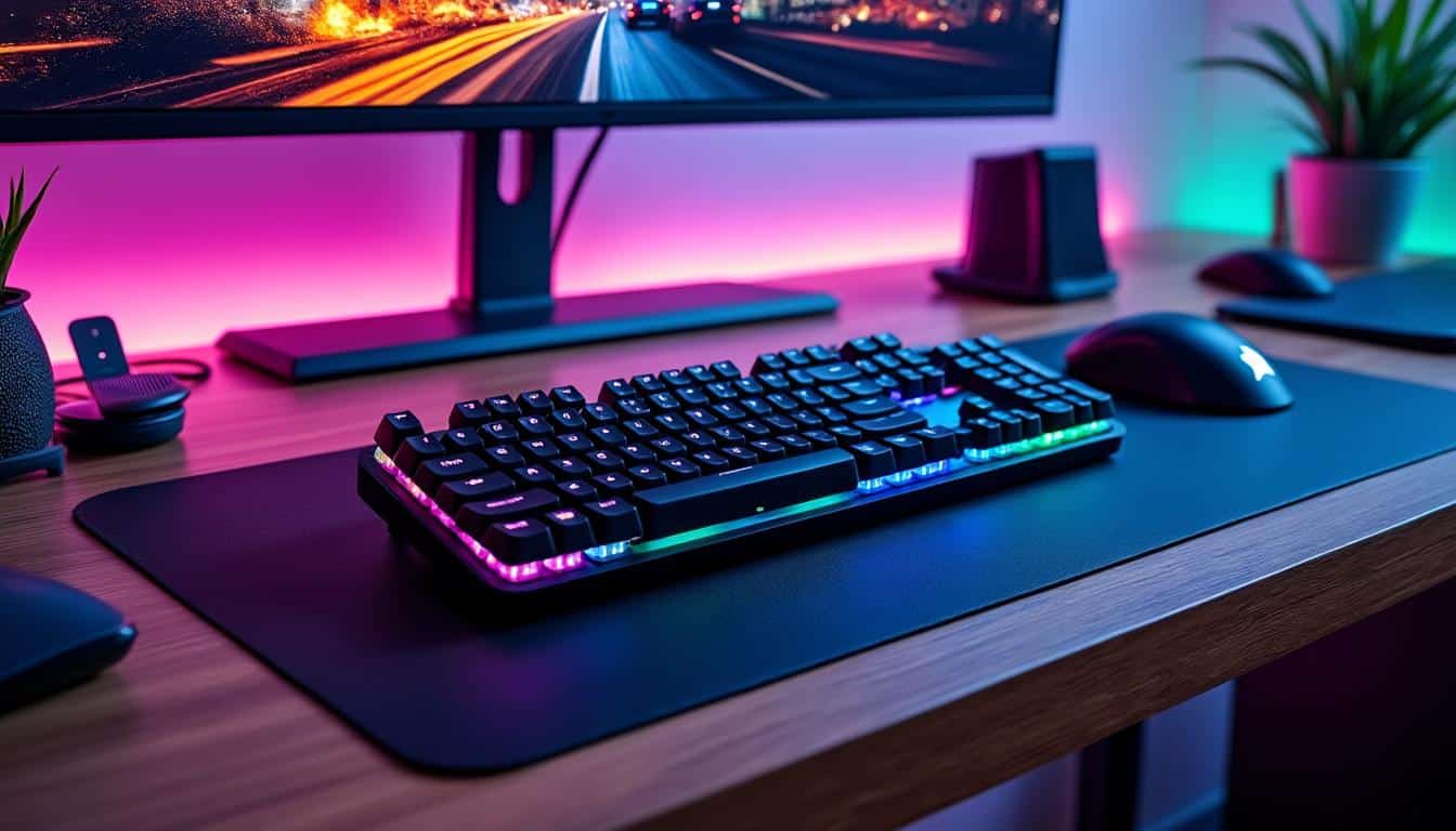 découvrez les atouts du clavier corsair k100, un choix incontournable pour les gamers et professionnels. performances optimales, rétroéclairage rgb personnalisable et design ergonomique en font un outil parfait pour améliorer votre expérience de jeu et de travail.